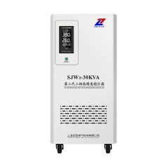 SJW3-30KVA Customized LCD Display 380V to 260v/450v Voltage Stabilizer 50/60Hz AC Three Phase Automatic Voltage Regulator