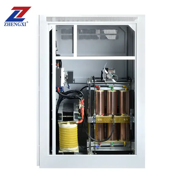 380V LCD Display Trefaset AC Automatisk spændingsstabilisator