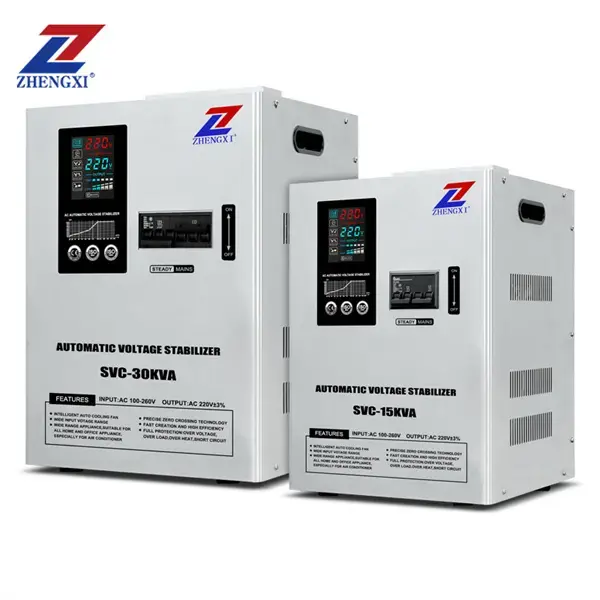 Серво SVC-5KVA8KVA10KVA15KVA20KVA30KVA Однофазный цифровой стабилизатор напряжения Voltas виртикального типа