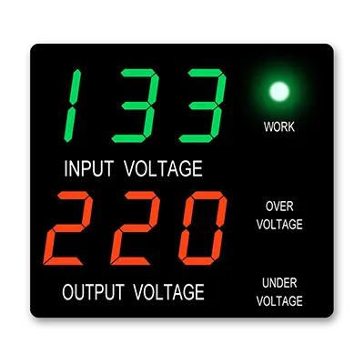 DVT Enfaset spændingsstabilisator LED-display