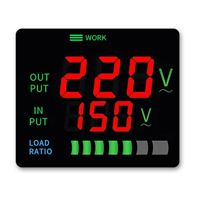 SVC5 Enfaset spændingsstabilisator LED-display