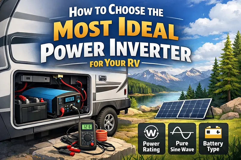 Hoe kiest u de meest ideale omvormer voor uw camper?