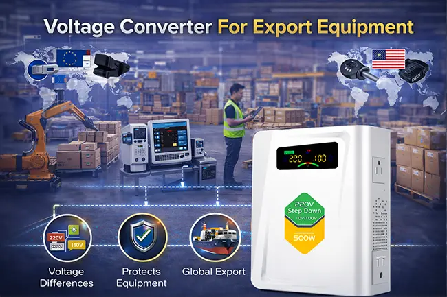 Convertidores de tensión para equipos de exportación Sistemas UE-China-EE.UU.